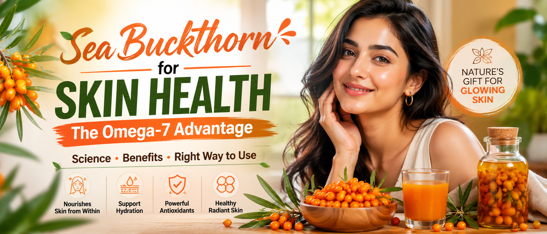 Sea Buckthorn for Skin India: Omega-7 Benefits Explained – Pure Nutrition