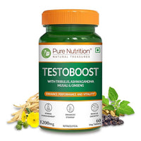 Testoboost Herbal Vitality & Stamina Tablets for Men | 60 Tabs