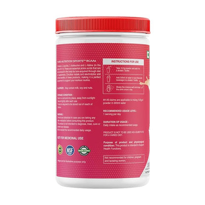 BCAA with Grapeseed Extract & Piper Nigrum | Lychee Flavour | 250g