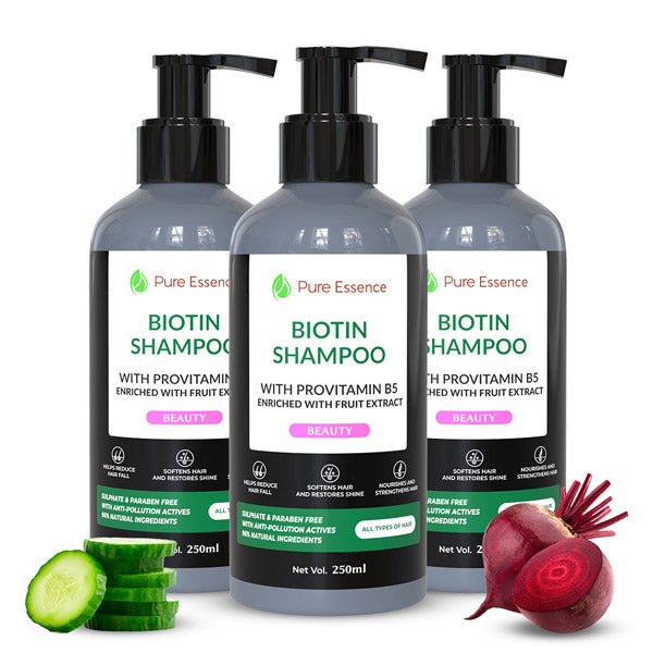 Biotin Shampoo with Provitamin B5 & Natural Fruit Extracts – 250ml