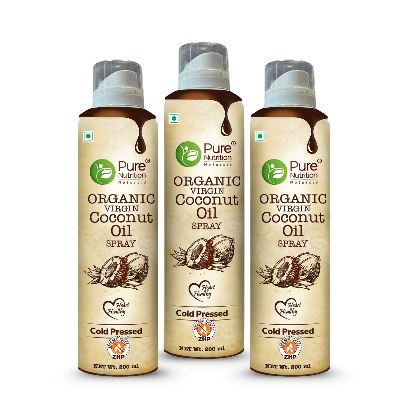Pure Nutrition Organic Coconut Oil Spray