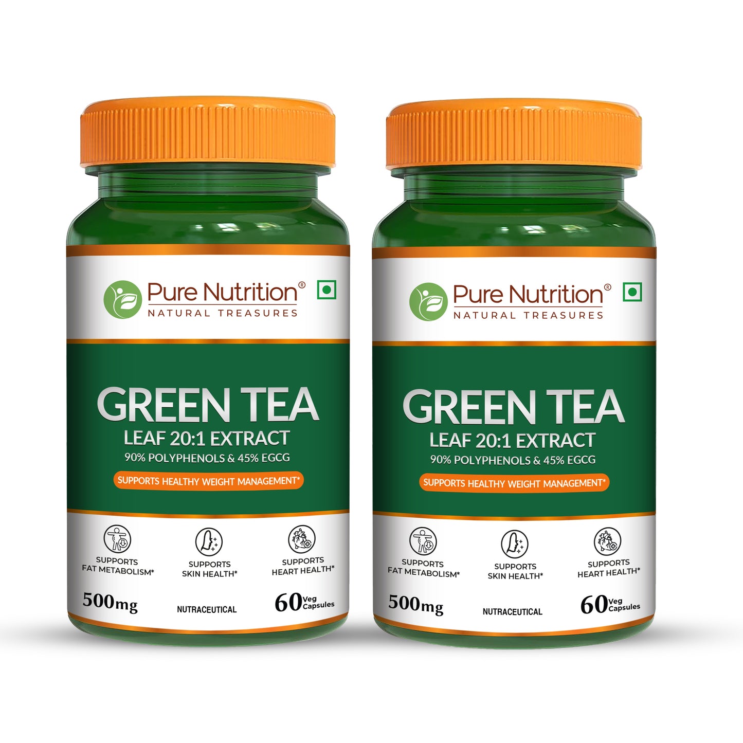 Green Tea Leaf Extract 500mg – 20:1 Concentrate | Antioxidant & Metabolism