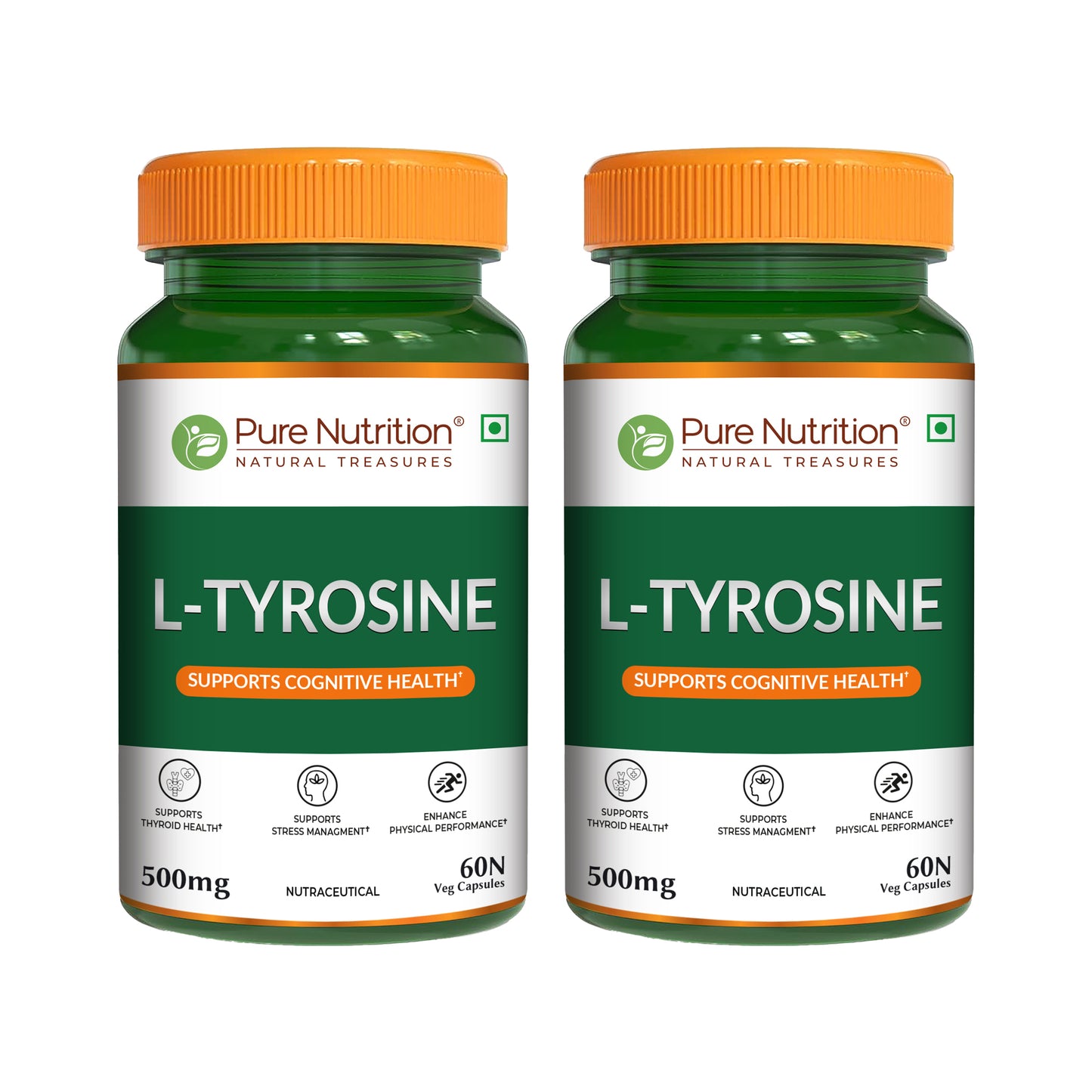 Pure Nutrition L-Tyrosine 500 mg Veg Capsules