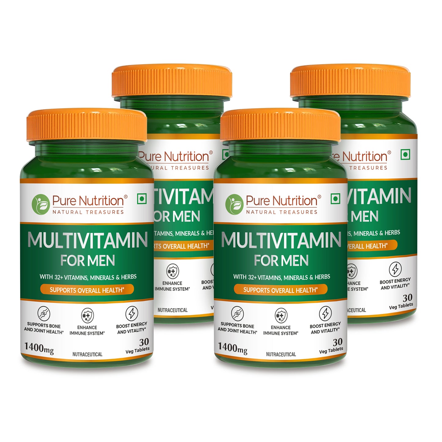 Multivitamin for Men | 32+ Vitamins, Minerals & Herbal Extracts | Daily Nutritional Support