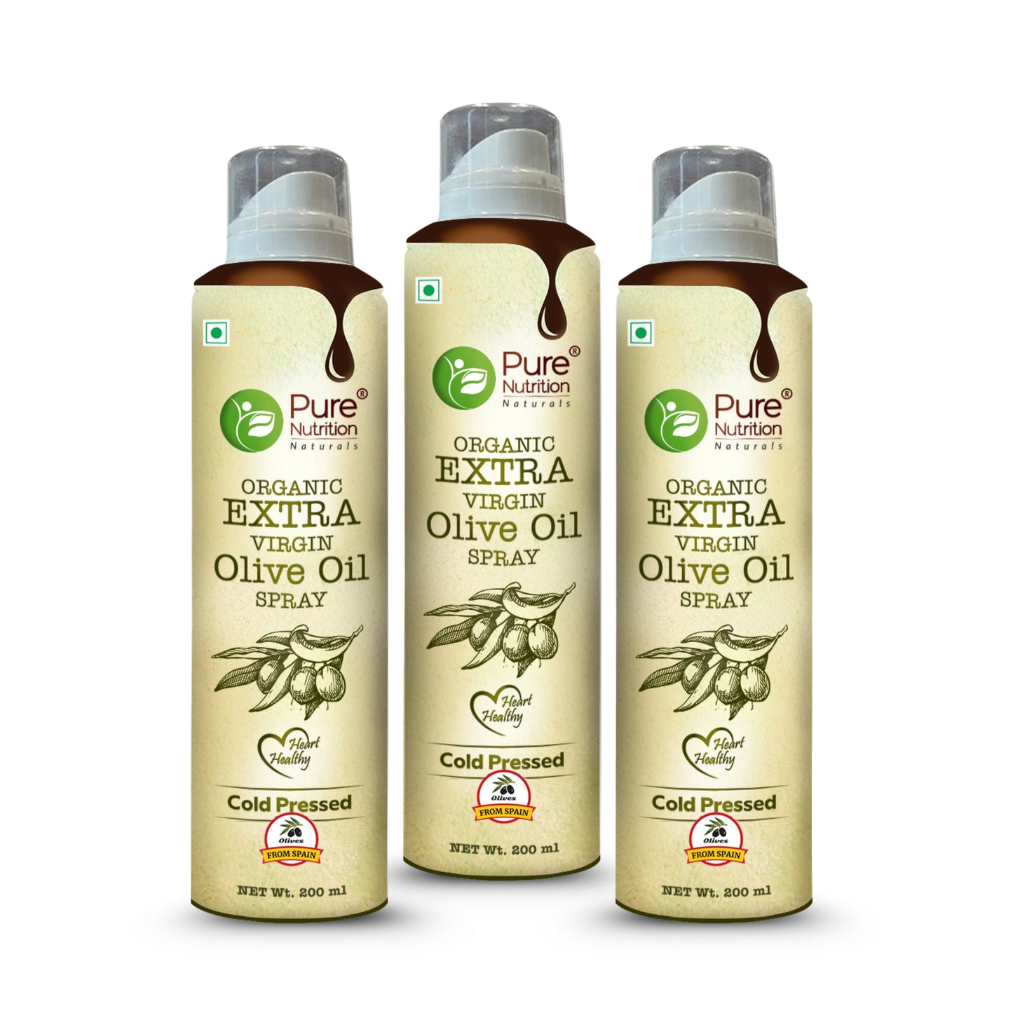 Pure Nutrition Organic Extra Virgin Olive Oil Spray