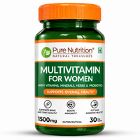 Multivitamin Tablets for Women | 37+ Vitamins, Minerals & Herbs for Wellness| 30 veg Tablets