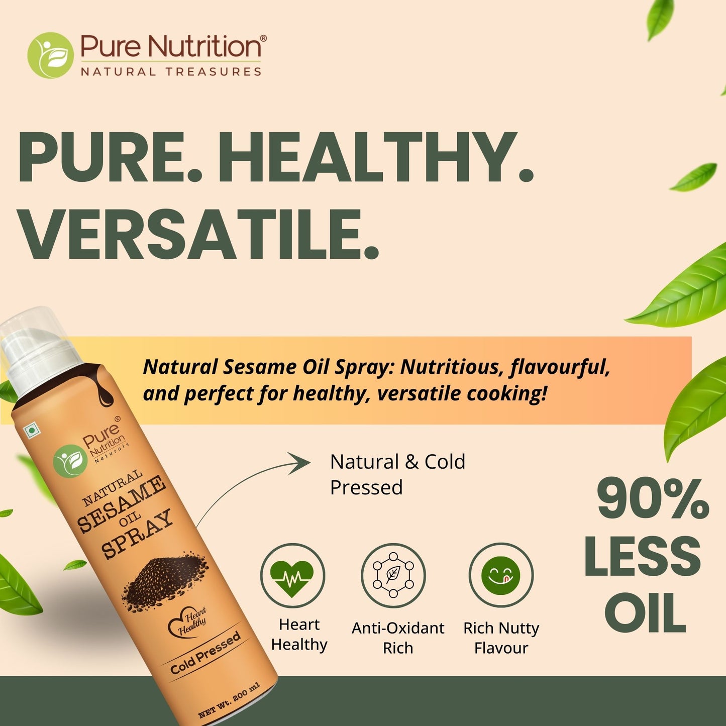 Pure Nutrition Natural Sesame Oil Spray