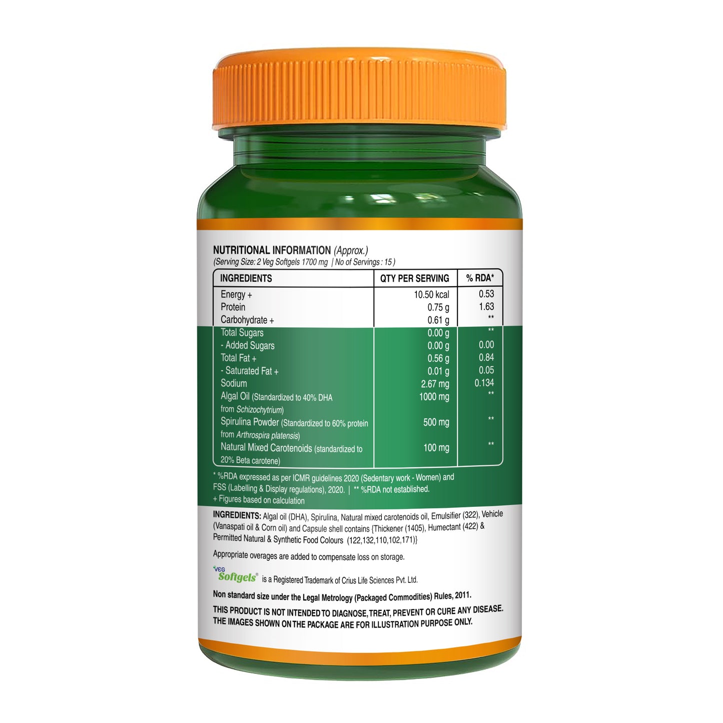 Pure Nutrition Veg Omega