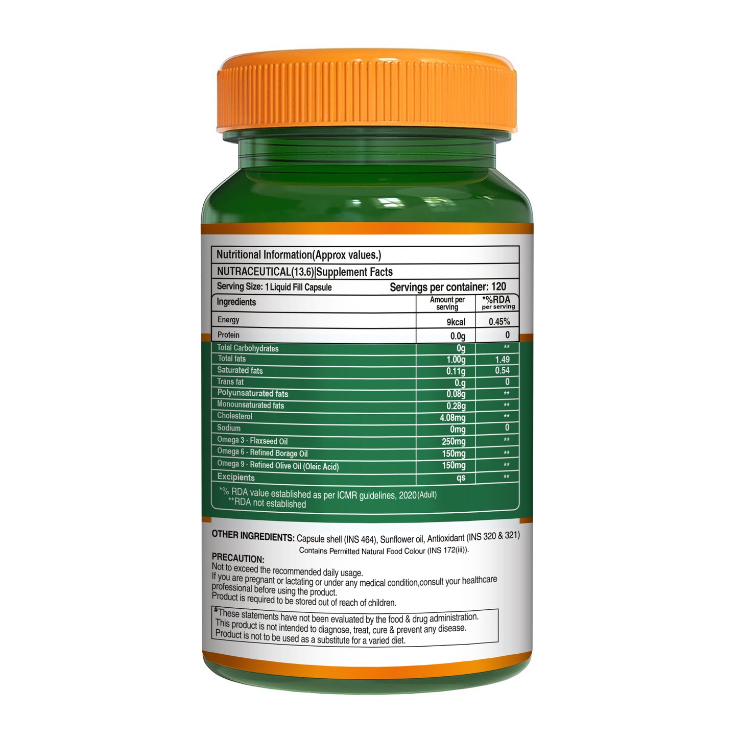 Pure Nutrition Veg Omega 3-6-9