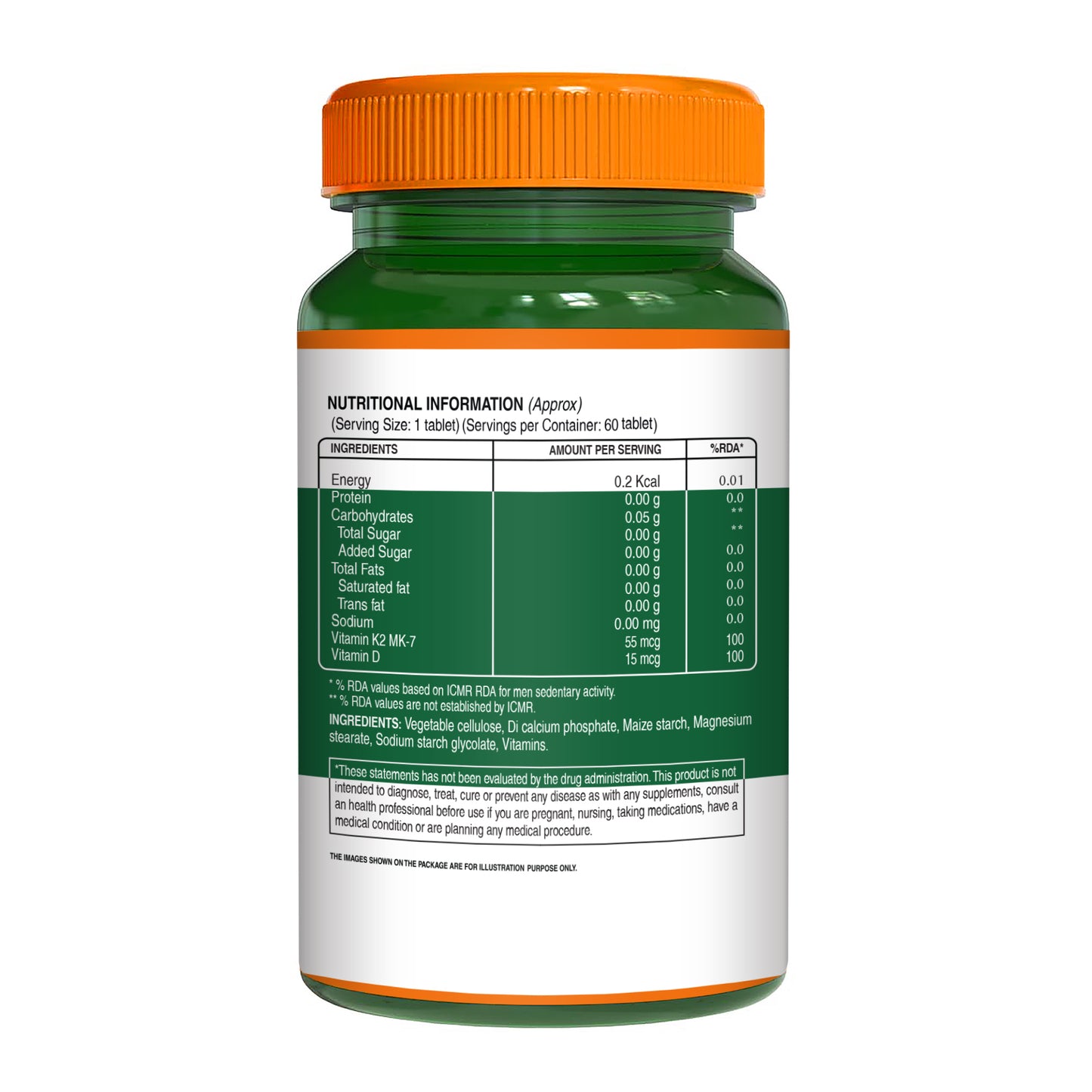 Vitamin K2 MK-7| 60 Tablets