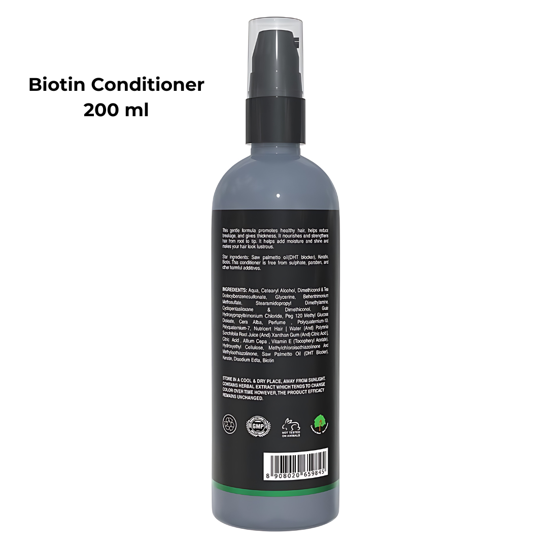 Combo of Biotin Shampoo and Conditioner - Supports Healthy Hair Growth and Strength