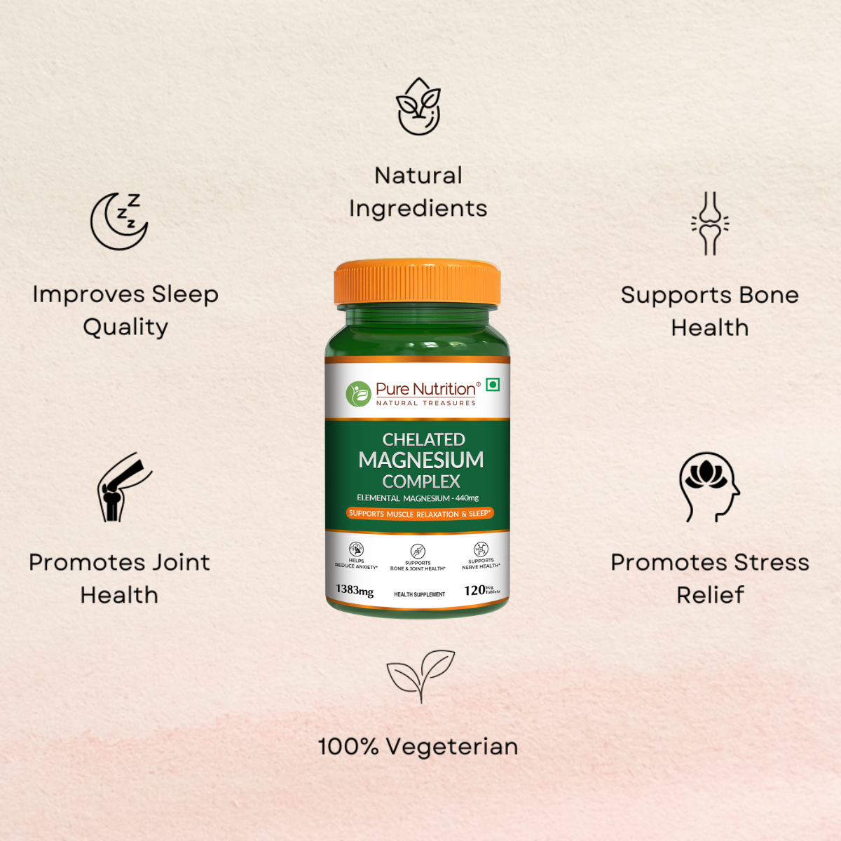 Pure Nutrition Chelated Magnesium Complex