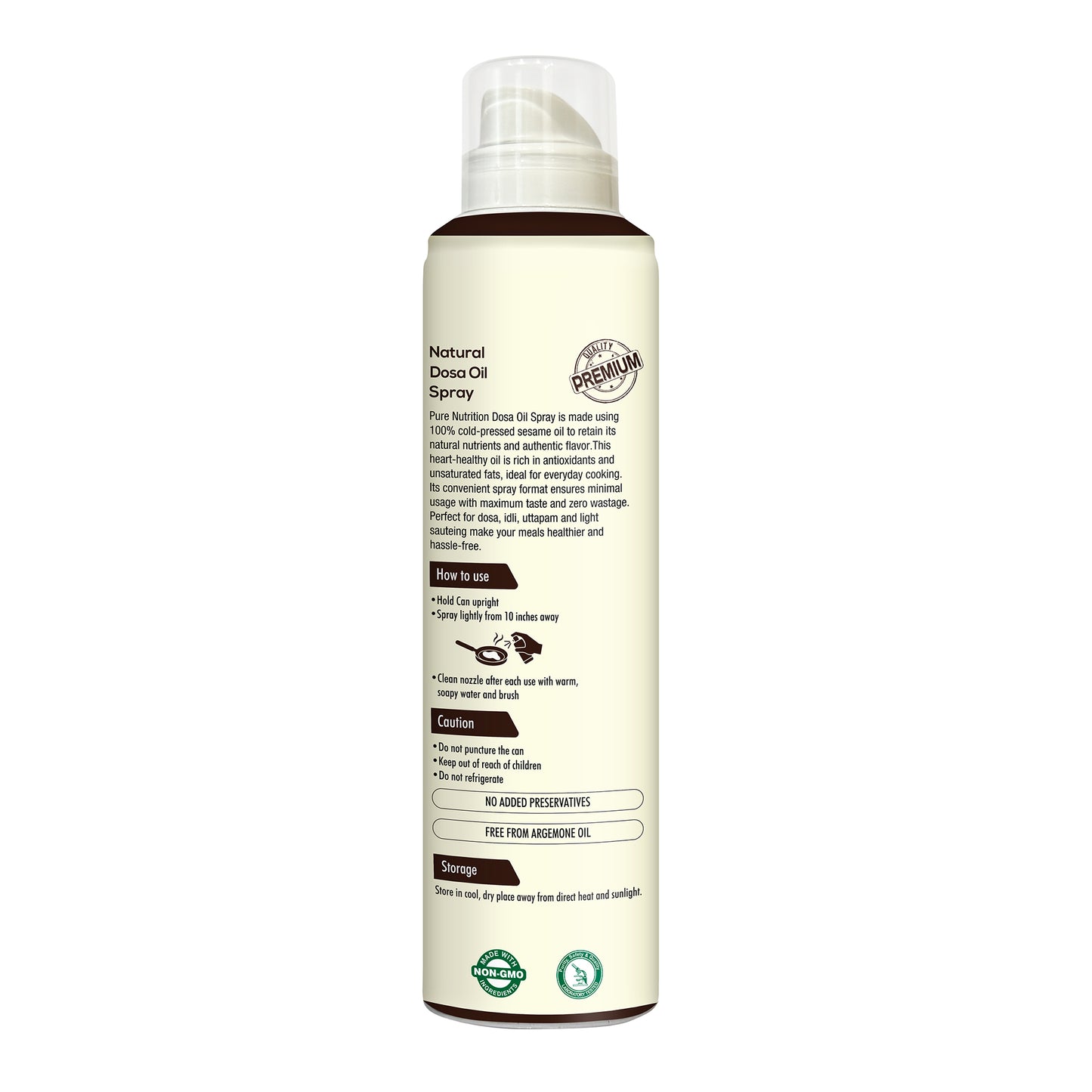 Dosa oil spray bottle