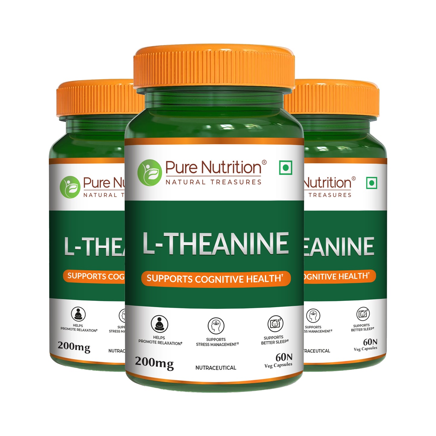 Pure Nutrition L-Theanine Capsules 200mg