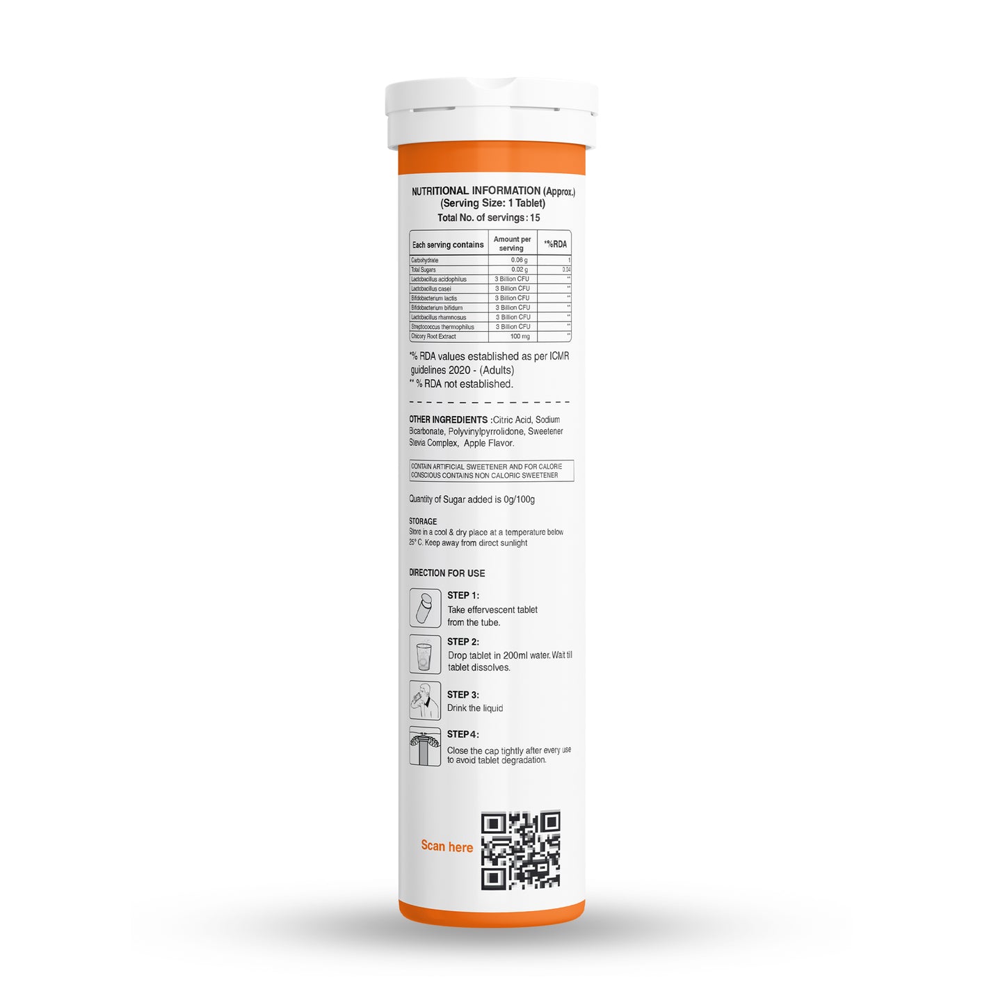 Pure Nutrition Progut Plus – 15 Effervescent Tablets