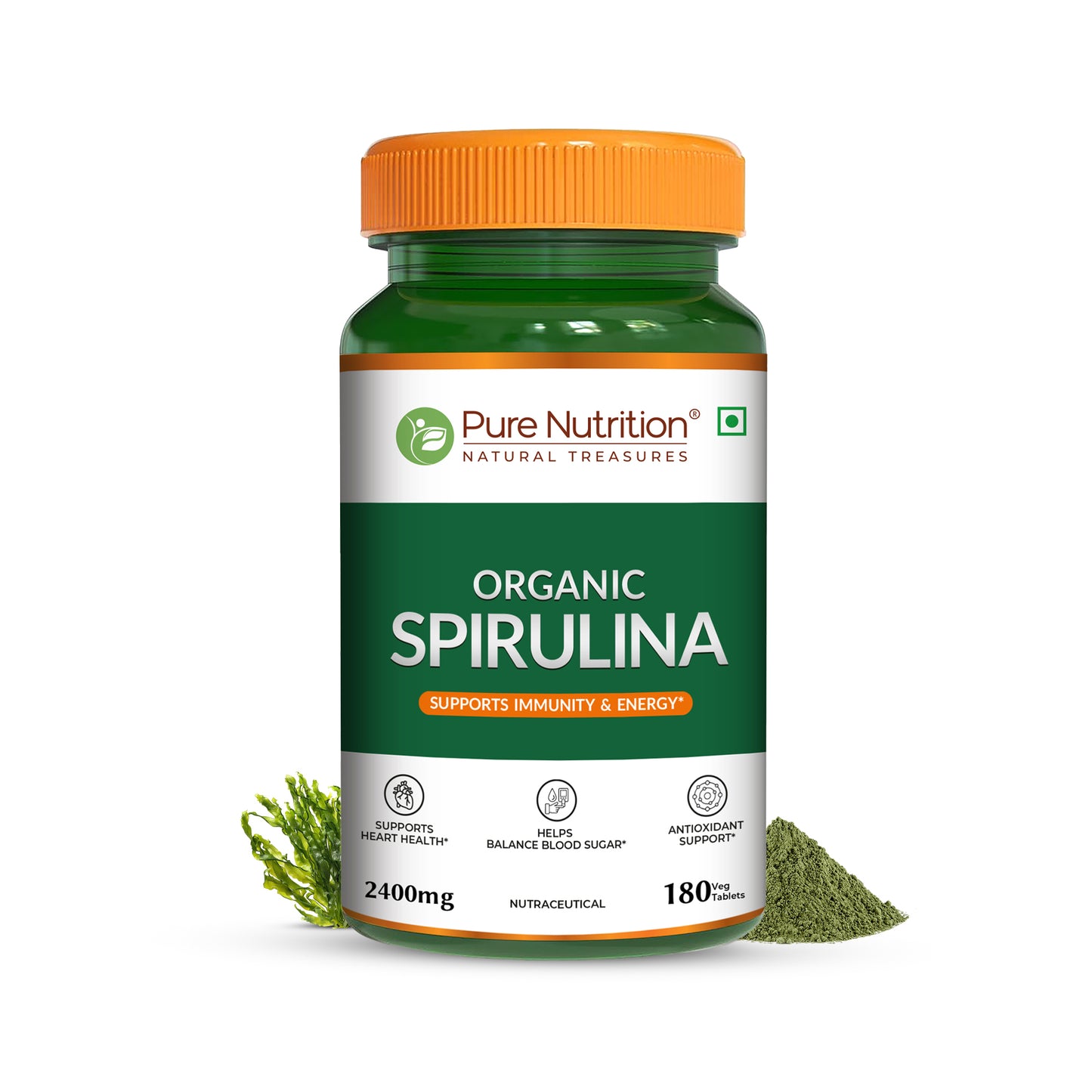 Spirulina Vegetarian Tablets – 180 Tablets