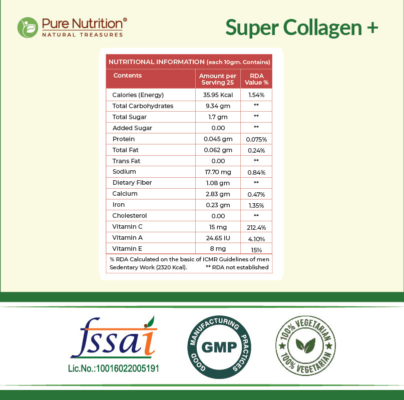 Pure Nutrition Plant-Based Super Collagen+