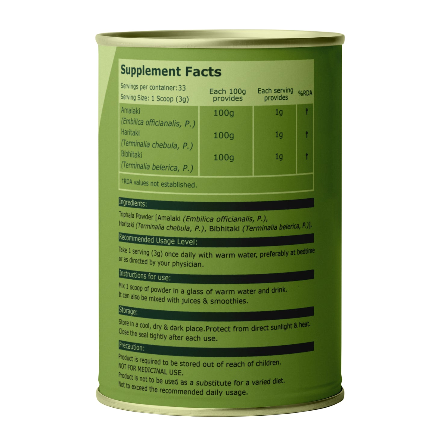 Pure Nutrition Triphala Powder