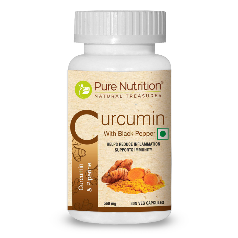 Curcumin with Piperine & Black Pepper -  30 capsules
