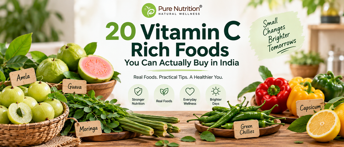 20 vitamin C rich foods you can buy in India, including amla, guava, moringa, chillies and capsicum