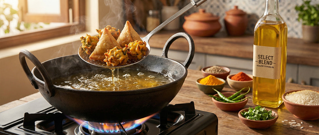 best oil for deep frying in India rice bran oil