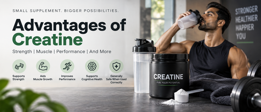 Advantages of creatine for strength, muscle and exercise performance