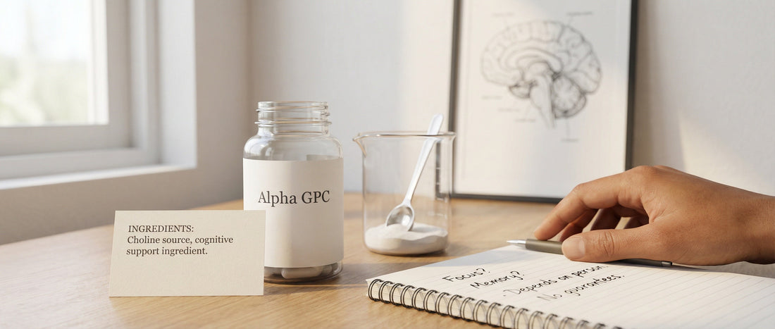 Alpha GPC Explained: What It Is, Why It’s Used & How It’s Commonly Described (India)