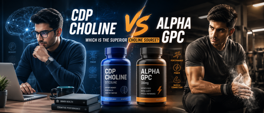 Alpha GPC vs CDP Choline benefits comparison chart