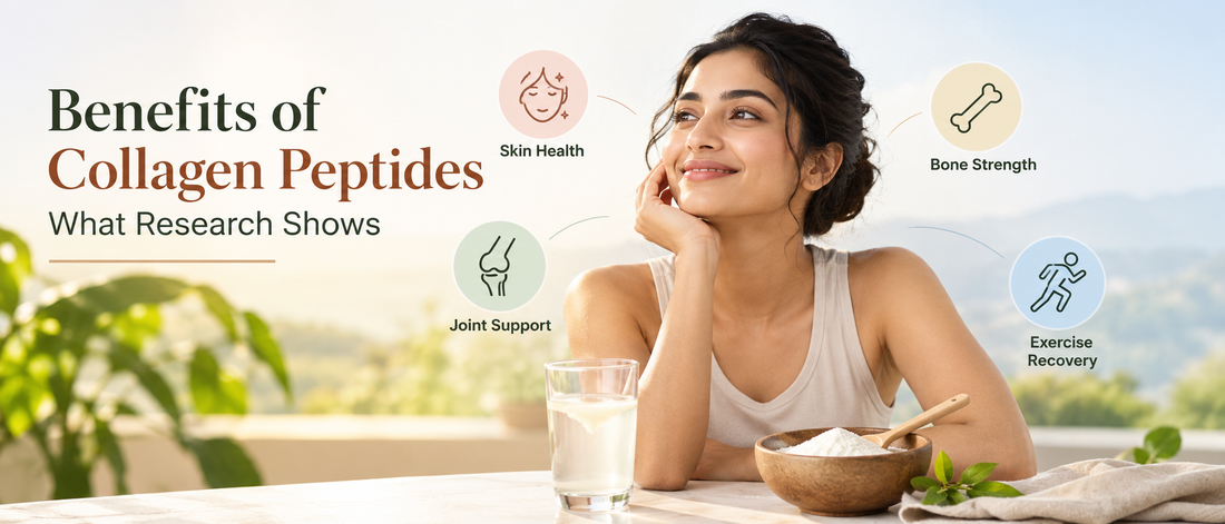 Benefits of collagen peptides for skin, joints, bones and exercise recovery
