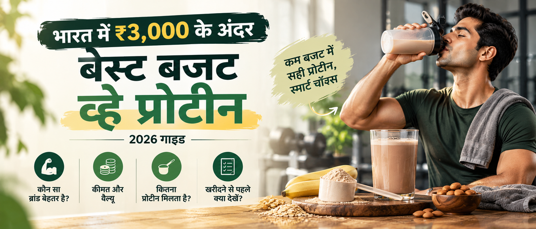 Best Whey Protein Under ₹3000 in India (2026) – Pure Nutrition