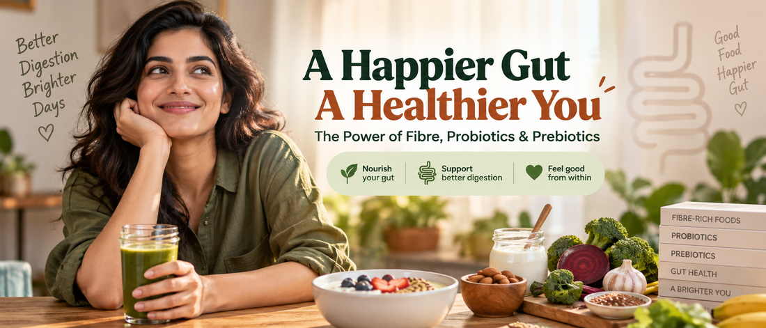 Best gut health supplements in India with probiotics, prebiotics and fibre