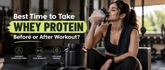 Woman drinking a whey protein shake in the gym after a workout