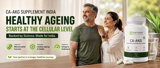 Ca-AKG supplement India for healthy ageing with active middle-aged Indian adults