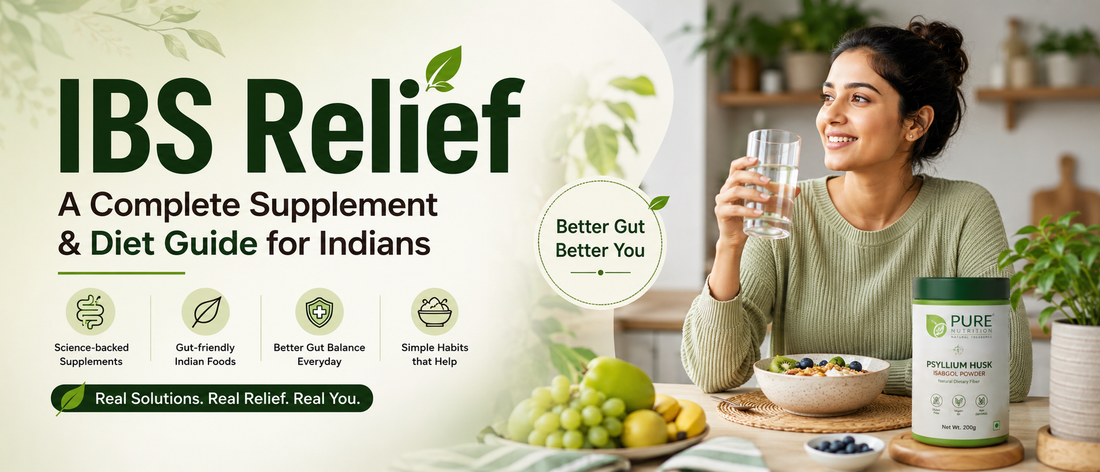 Indian adults enjoying a healthy breakfast representing irritable bowel syndrome supplements and digestive wellness.