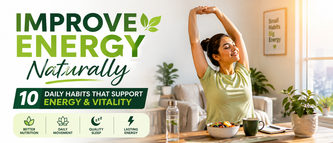 Improve energy naturally with healthy daily habits for Indian professionals  