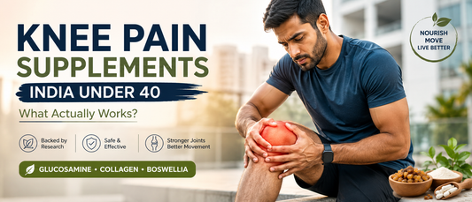 Knee pain supplements India under 40 for active Indian professionals experiencing knee discomfort