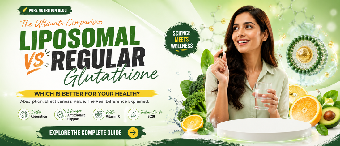 Liposomal Glutathione vs Regular Glutathione: Which Is Better for Indians in 2026?
