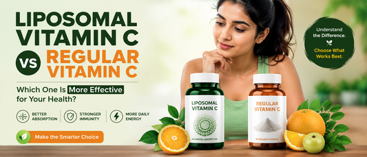 Liposomal vitamin C vs regular vitamin C comparison with healthy Indian adult