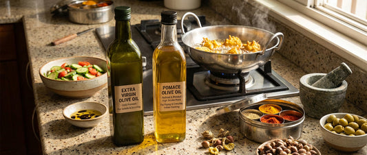 Types of olive oil explained: where pomace fits