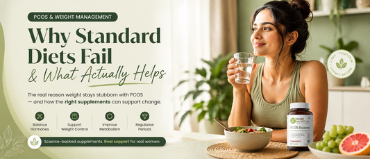 Indian woman following a healthy lifestyle while exploring PCOS weight loss supplements for weight management.