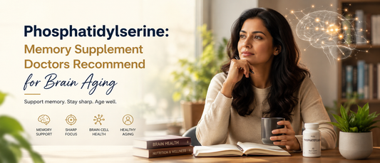 Middle-aged adult learning about phosphatidylserine for memory support and healthy brain aging