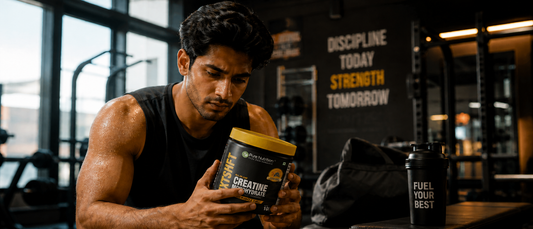 Pre workout supplement guide India athlete checking ingredients before workout