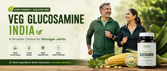 Veg glucosamine India supplement user maintaining active joint health