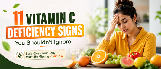 Vitamin C deficiency signs in Indian adult experiencing fatigue and low immunity