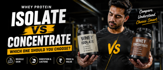 Whey protein isolate vs concentrate comparison for muscle gain, lactose, digestion and price