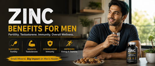 Zinc benefits for men supporting reproductive health and wellness in Indian adults