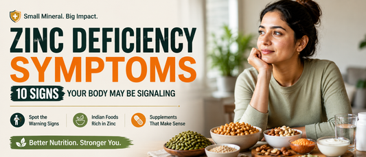 Zinc deficiency symptoms in an Indian adult with zinc-rich foods  