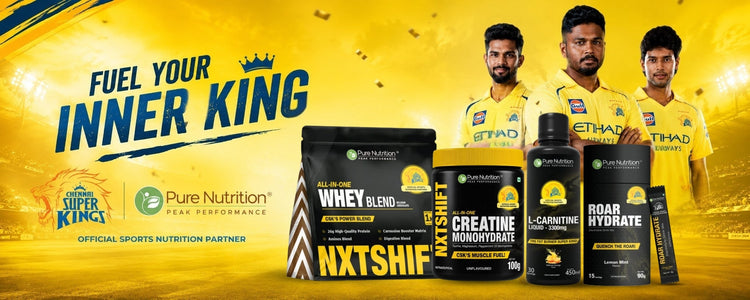 Cricket sports nutrition supplements with Pure Nutrition and CSK partnership