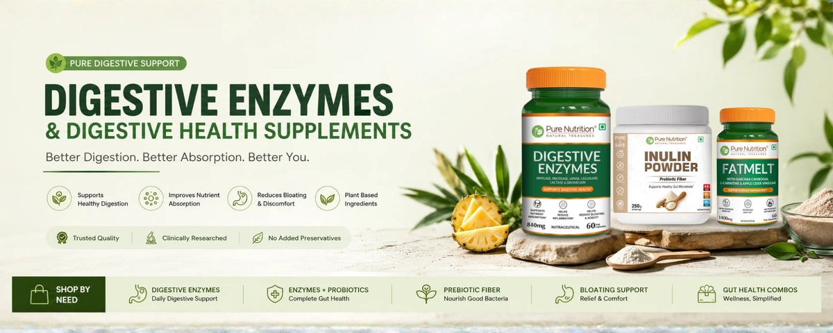 Digestive enzymes and digestive health supplements for healthy digestion