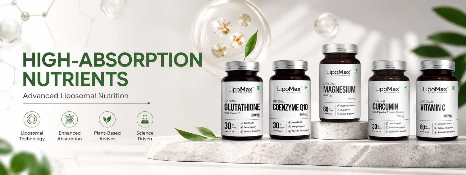 LipoMax liposomal supplements for enhanced nutrient absorption by pure nutrition